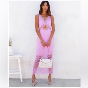 Lilac Silk Vici Dress